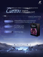 Limited Collectible Card-Carnival World Tour周杰伦嘉年华演唱会收藏卡